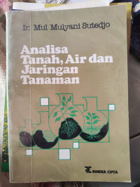 Image of Analisa Tanah,Air dan Jaringan Tanaman