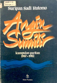 Image of Angin Sumilir: Kumpulan Guritan (1967-1982)