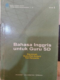 Image of Bahasa Inggris Untuk Guru SD