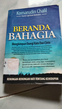 Image of BERANDA BAHAGIA MENGHIMPUN ENERGI KATA DAN CINTA