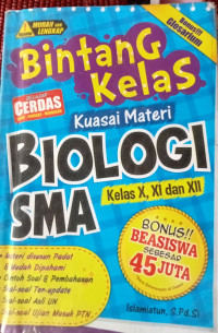 Image of BINTANG KELAS KUASAI  MATERI BIOLOGI SMA