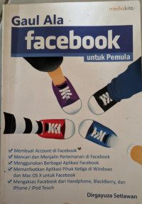 Gaul Ala Facebook untuk Pemula