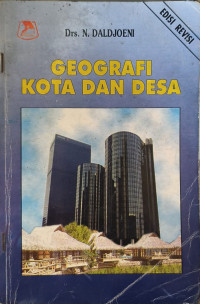 Image of Geografi Kota Dan Desa