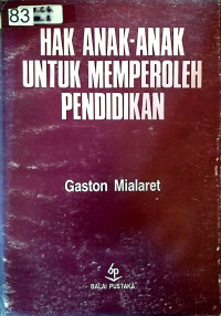 Image of Hak Anak-anak untuk Memperoleh Pendidikan