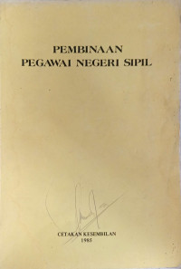 Image of Pembinaan Pegawai Negeri Sipil