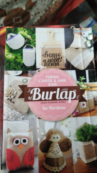 Image of Pernik Cantik & Unik Dari Burlap (Kain Karung Goni)