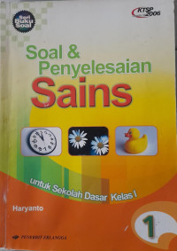 Image of Soal & Penyelesaian Sains: Untuk Sekolah Dasar Kelas 1