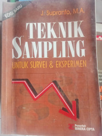 Image of Teknik Sampling Untuk Survei Dan Eksperimen