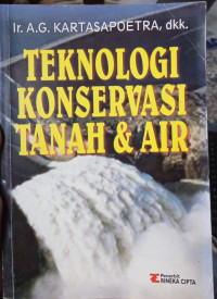 Image of Teknologi konservasi tanah & air