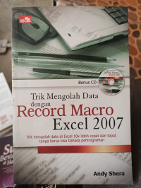 Image of Trik mengolah data dengan record makro Exel 2007